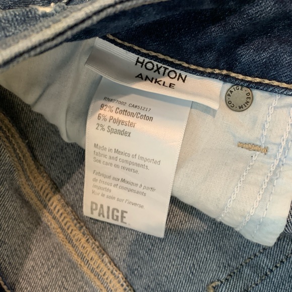 Paige Hoxton Ankle Skinny jeans, size 27, new - Picture 5 of 8